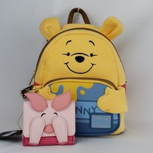 Loungefly Winnie The Pooh Piglet Backpack Wallet